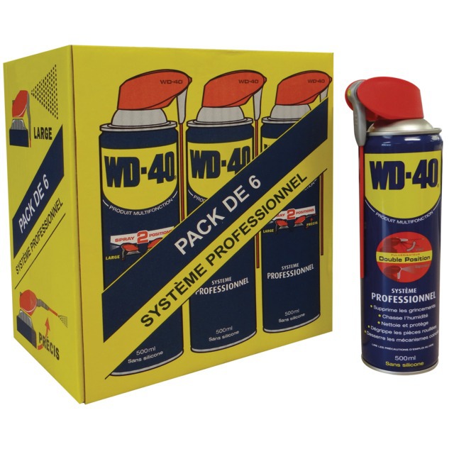 Degrippant Multifonction Systeme PRO Pack de 6 Aerosols 500ML référence fournisseur 1980437